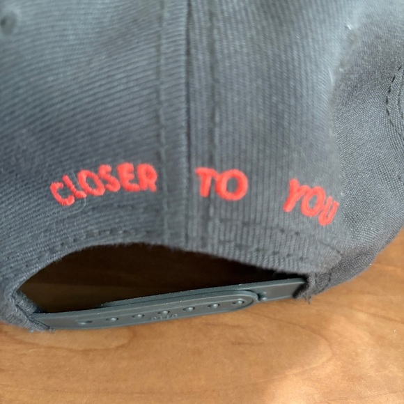 Eldora Logo Colorado Ski Resort Dark Gray & Red Adjustable Baseball Cap - Picture 11 of 13